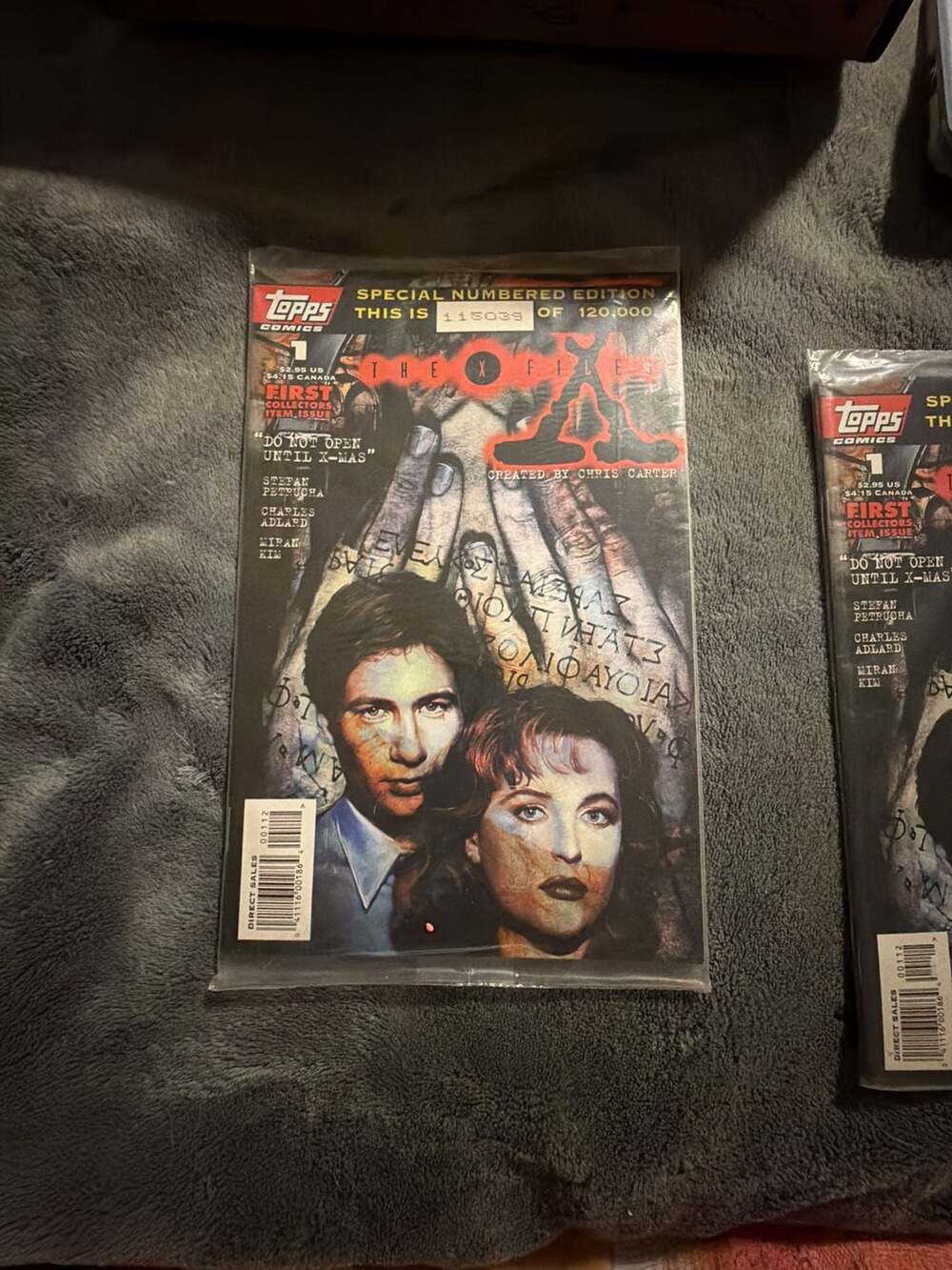 The X-Files #1 Topps Comics Special Numbered Edition Collector's Item